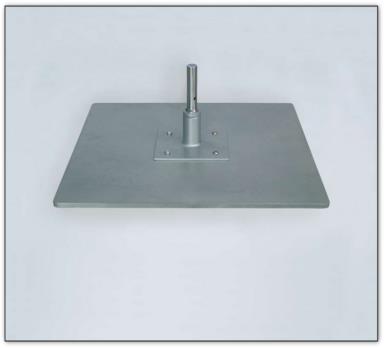 Bowflag base plate 40x40 with rotator