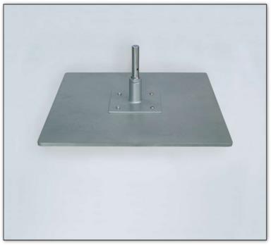 Bowflag base plate 40x40 with rotator