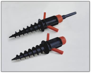 Bowflag screw-in-ground