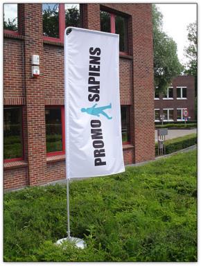Flag Pole Eco Promo Sapiens by Pixis