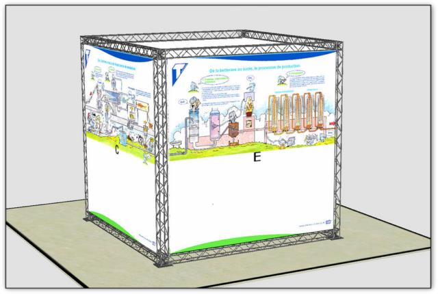 Stand Cube Modul-X by Pixis