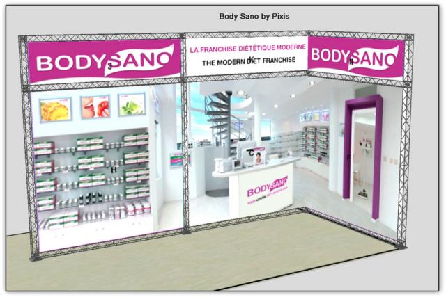 Stand Modul-X Body Sano by Pixis