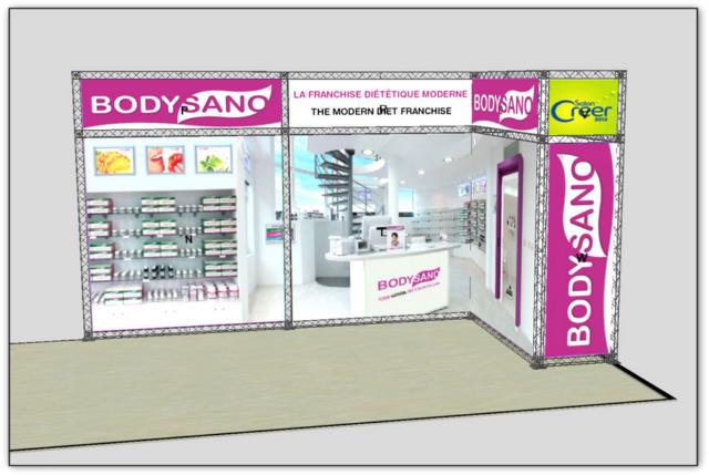 Stand Modul-X Body Sano by Pixis