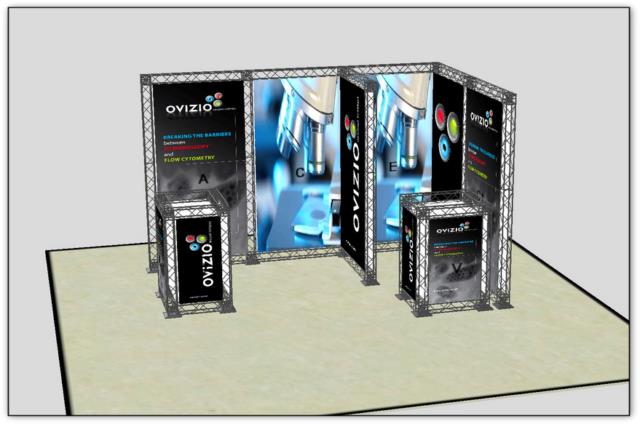 Stand Modul-X Ovizio by Pixis